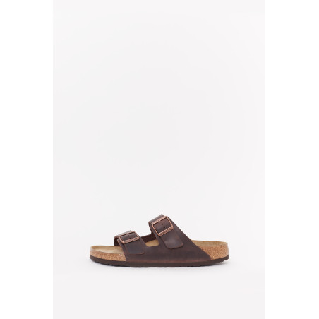 BIRKENSTOCK HABANA ARIZONA REGULAR SOFT FOOTBED OILED LEATHER SANDALS